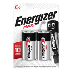 2 Piles C, 1.5V Energizer Max