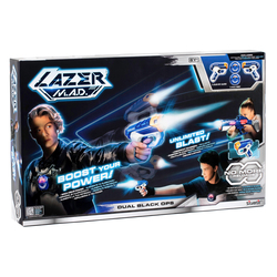 Pistolet Laser - LAZER M.A.D -  Dual Black Ops