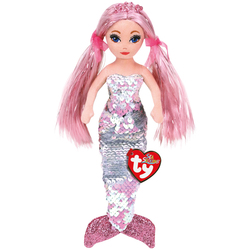 Flippables - Peluche sequins Cora la sirène rose