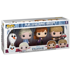 4 figurines - Coffret Funko Pop La Reine des Neiges 2