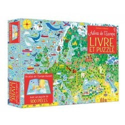 Coffret Atlas de l'Europe - Livre et puzzle