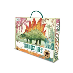 Livre et Maquette 3D L'ère des dinosaures Stégosaure 