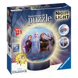 Puzzle 3D illuminé 72 pièces La Reine des Neiges 2