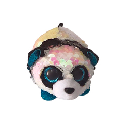 Peluche sequins Bamboo le panda 8 cm