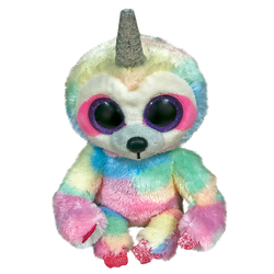 Peluche Beanie Boo's - Cooper le paresseux licorne 15 cm