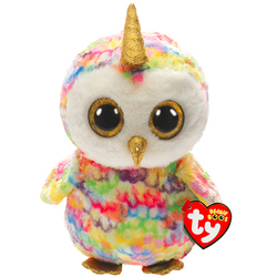 Peluche Beanie Boo's - Enchanted le hibou licorne 23 cm