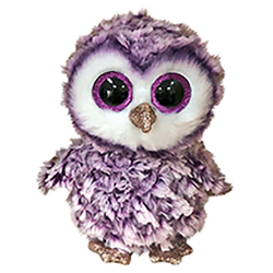 Peluche Beanie Boo's - Moonlight la chouette 23 cm