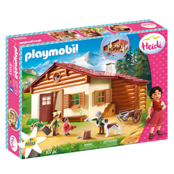 70253 - Playmobil Heidi - Heidi avec grand-père et chalet