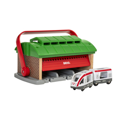 33474 - Brio World - Garage pour trains portatif