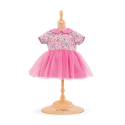 Robe rose pour poupon Corolle de 30 cm