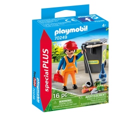 70249 - Playmobil Spécial Plus - Agent d'entretien de la voirie