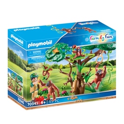 70345 - Playmobil Family Fun - Orangs outans avec grand arbre