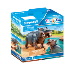 70354 - Playmobil Family Fun - Hippopotame et son petit