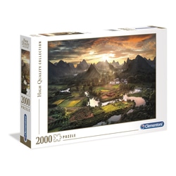 Puzzle 2000 pièces - Paysage de Chine 