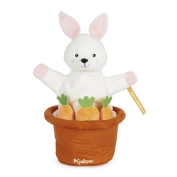 Doudou marionette cache-cache Robin le lapin