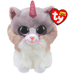 Beanie Boo's - Peluche Asher le chat licorne 30 cm