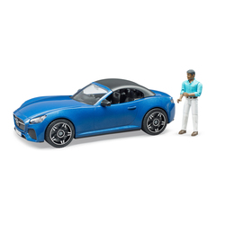 Voiture Bruder Roadster et figurine conducteur