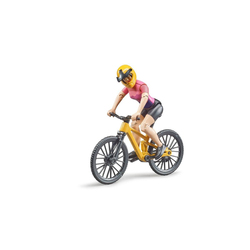 Figurine cycliste Bworld et vélo de route