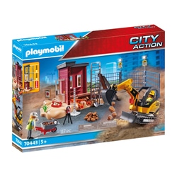 Mini-pelleteuse et chantier - Playmobil City Action - 70443