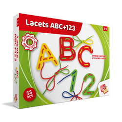 Lacets ABC+123 Montessori