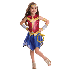 Déguisement Wonder Woman avec lasso 7/8 ans