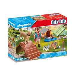 70676 - Playmobil City Life - Set cadeau Educatrice et chiens