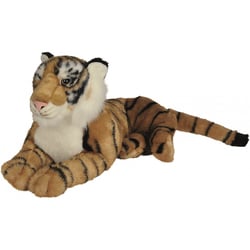 Peluche tigre brun 60 cm
