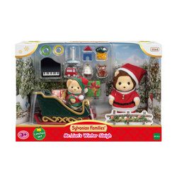 Sylvanian Families - 5568 - Coffret de Noël avec traîneau et figurines