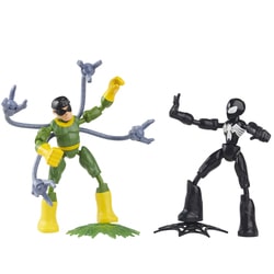 Pack 2 figurines 15 cm Spiderman et Doc Octopus - Bend and Flex Marvel Spider-Man