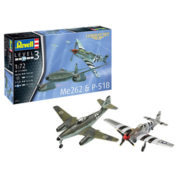 Maquette Model Set Combat ME262 & P-5 Mustang