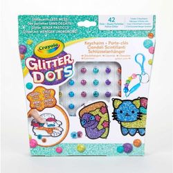 Glitter Dots Keychains Crayola