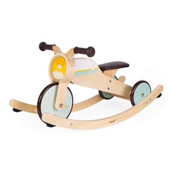 Tricycle à bascule moto en bois