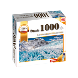 Puzzle 1000 pièces Glacier avec glue