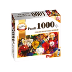 Puzzle 1000 pièces Lanternes avec glue
