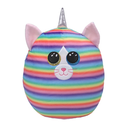 Coussin peluche chat - 20 cm