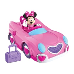 La voiture de Minnie et sa figurine (7,5 cm)