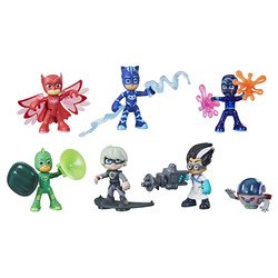 Coffret 6 figurines 7,5 cm Héros et Méchants - Pyjamasques