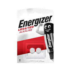 2 Piles bouton LR54 alcalines 80mAh 1.5V, Energizer