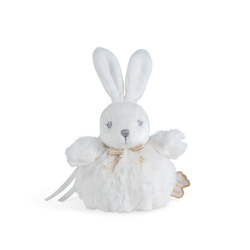 Mini peluche lapin pompons 10 cm