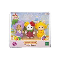 Sylvanian Families - 5592 - Trio de bébés déguisés en légumes 