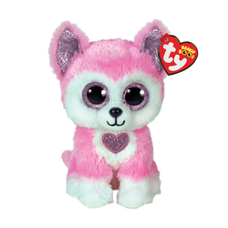 Peluche chien husky - 15 cm