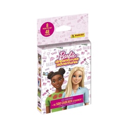 Blister 8 pochettes de stickers Barbie