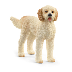 Figurine chien Goldendoodle