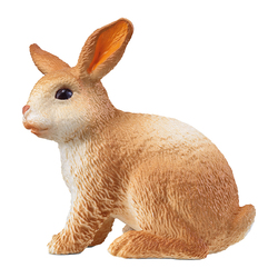 Figurine spéciale lapin orange