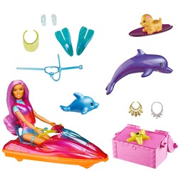 Poupée Barbie Dreamtopia et son jet ski