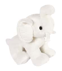Peluche éléphant blanc 35 cm