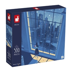 Puzzle 500 pièces - La nuit bleue
