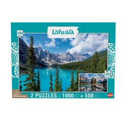 2 Puzzles 1000 et 500 pièces - Ushuaia Canada