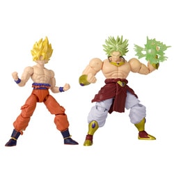 Figurines Dragon Ball Super - Super Saiyan Broly et Super Saiyan Goku