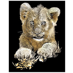 Scraper Cuivré Lion